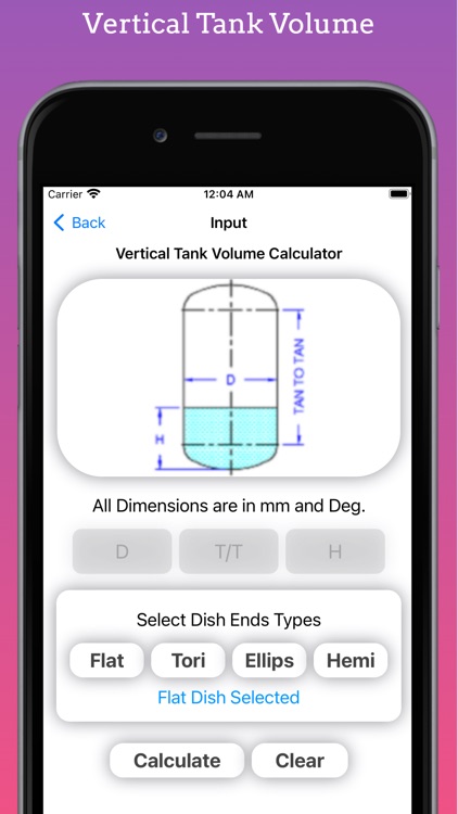 Tank Partial Volume Calculator