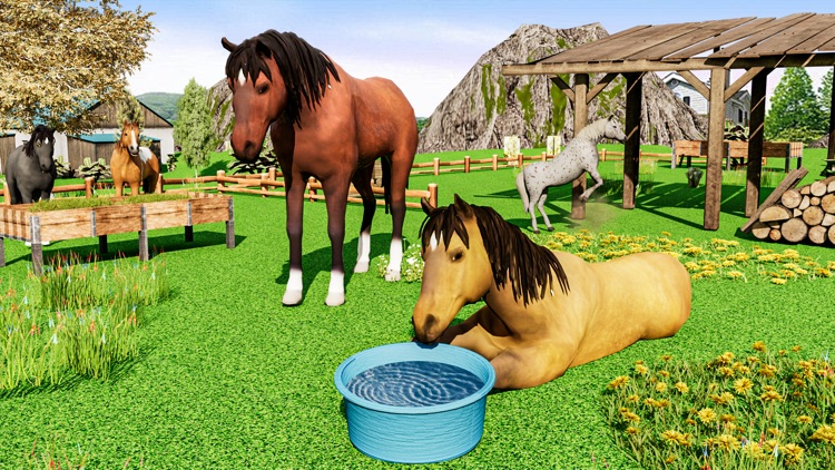 Wild Horse Family Life Game screenshot-3