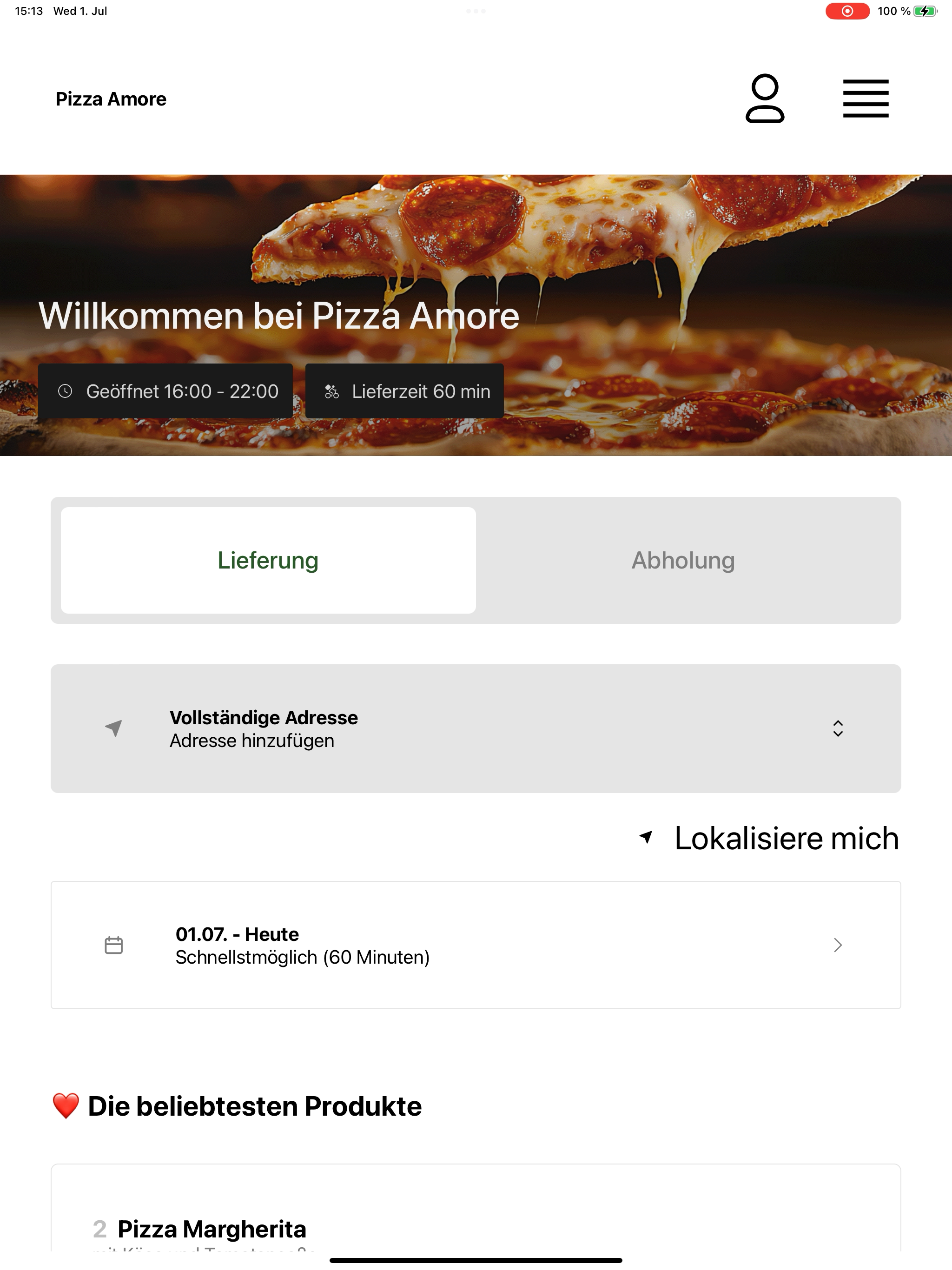 Pizza Amore DE screenshot 14