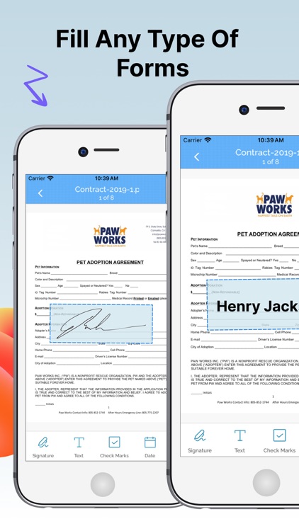 eZy Sign,Scan & Fill Documents screenshot-5