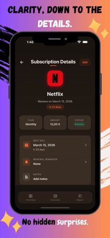 Smoosh: Subscription Tracker screenshot