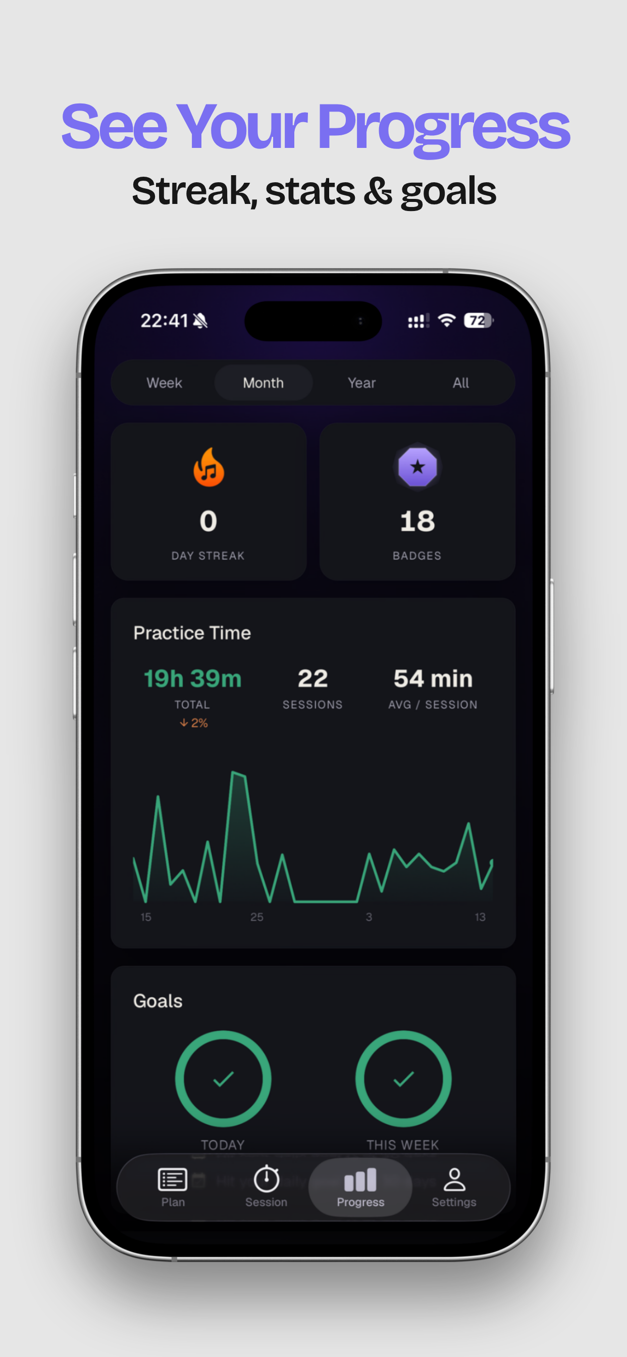 Practice Timer: Music Tracker screenshot 5