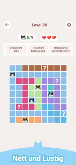 Screenshot von Meowdoku! auf dem iPhone 6