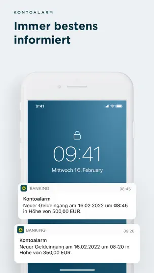 Screenshot von Commerzbank Banking auf dem iPhone 8