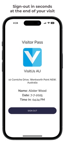 VisitUs for Visitors Screenshot 2 of 3