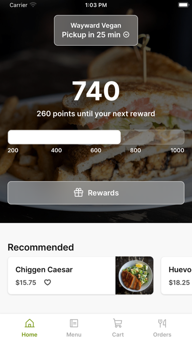 Wayward Vegan iPhone screenshot 1 - Food & Drink app