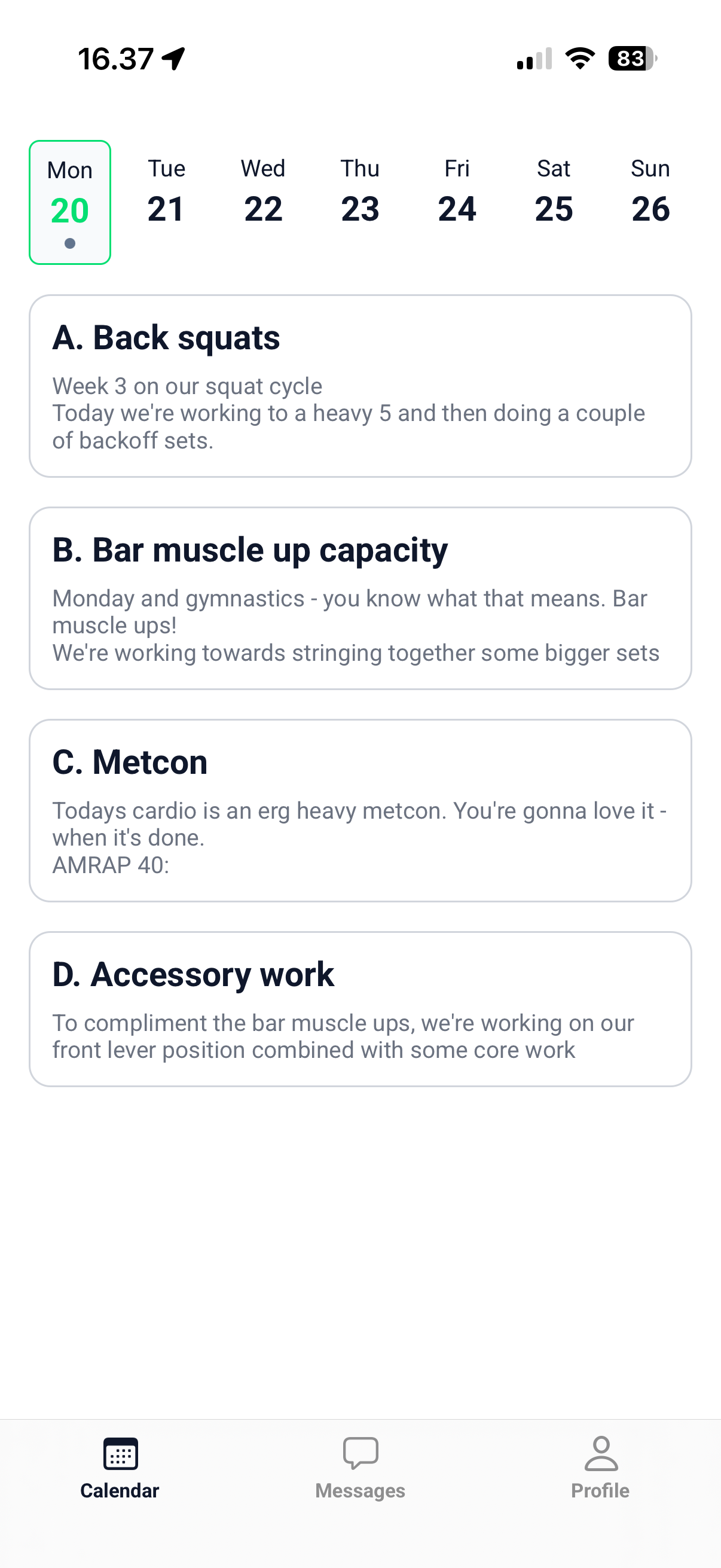 PeakFit Athlete