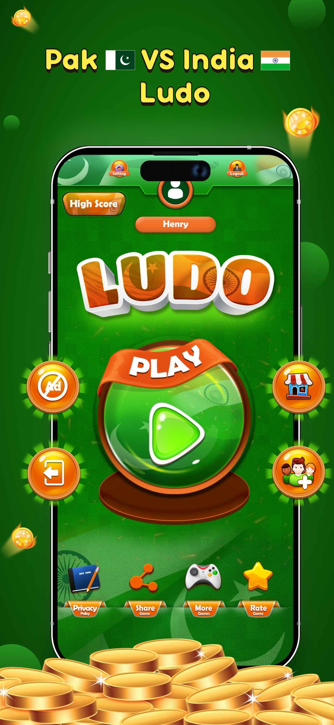 Pak vs India Ludo Online