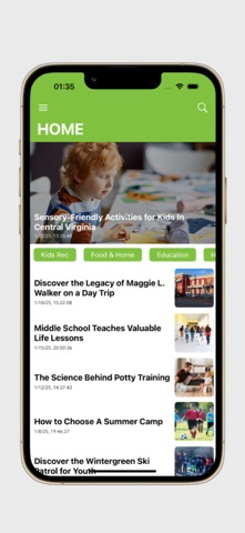 CharlottesvilleFamily Magazine screenshot