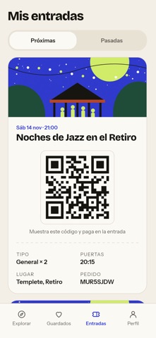 Aforo: planes y entradas, zrzut ekranu 5