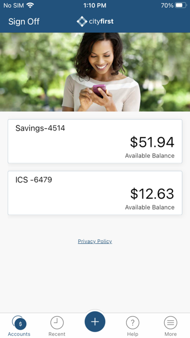 City First Bank Mobile Screenshot