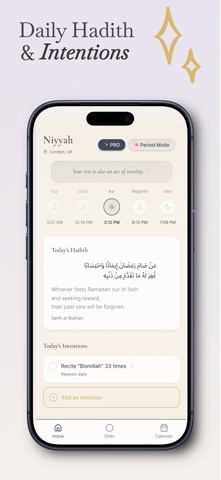 Ramadan Tracker for Women 2026 screenshot