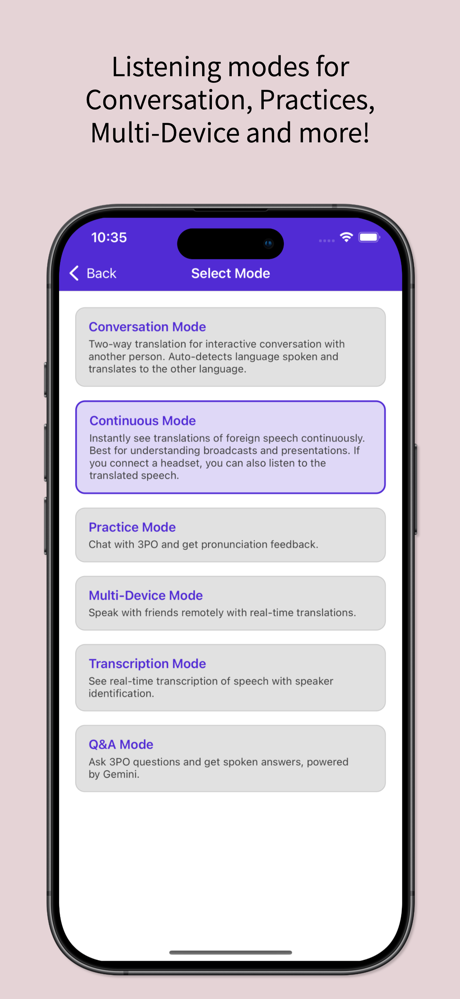3PO: 語音翻譯機 screenshot 3