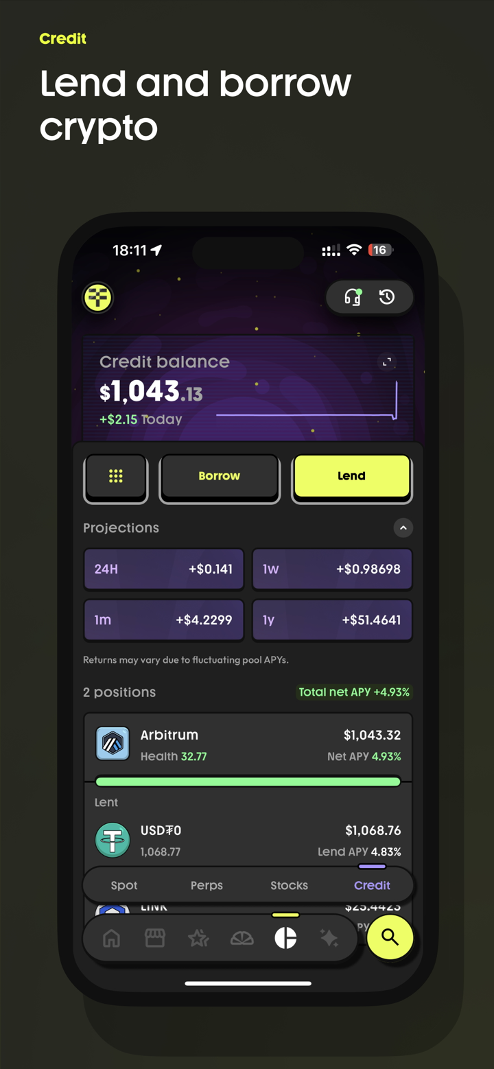 Mass - DeFi but mobile screenshot 5