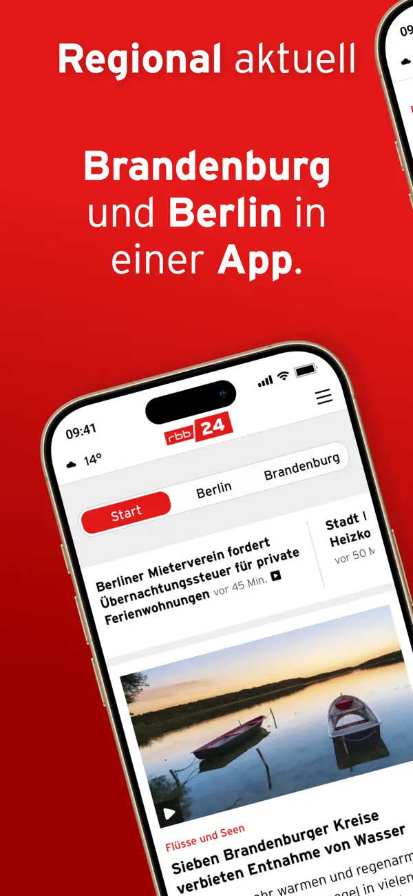 Screenshot #1 pour rbb24 – regionale Nachrichten