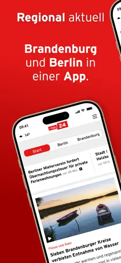 Screenshot von Rbb24 – Regionale Nachrichten auf dem iPhone 1