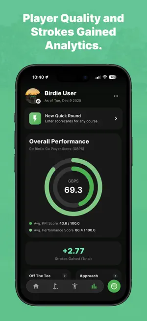 Go Birdie Go - Golf Analytics screenshot 2