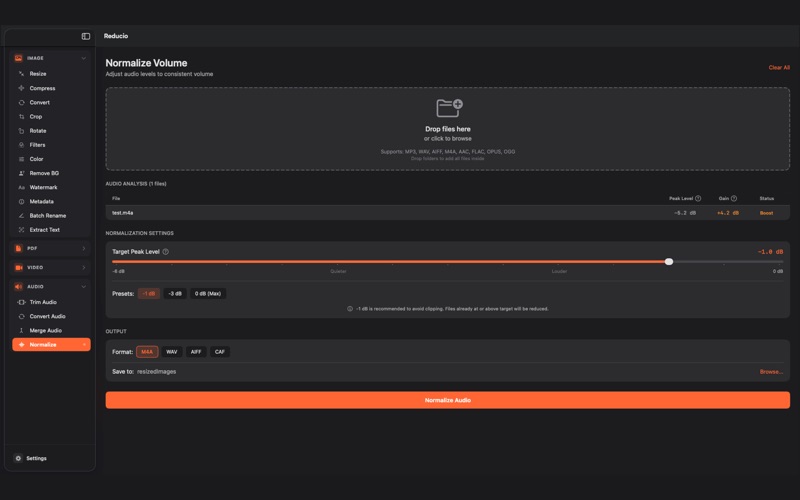 App screenshot