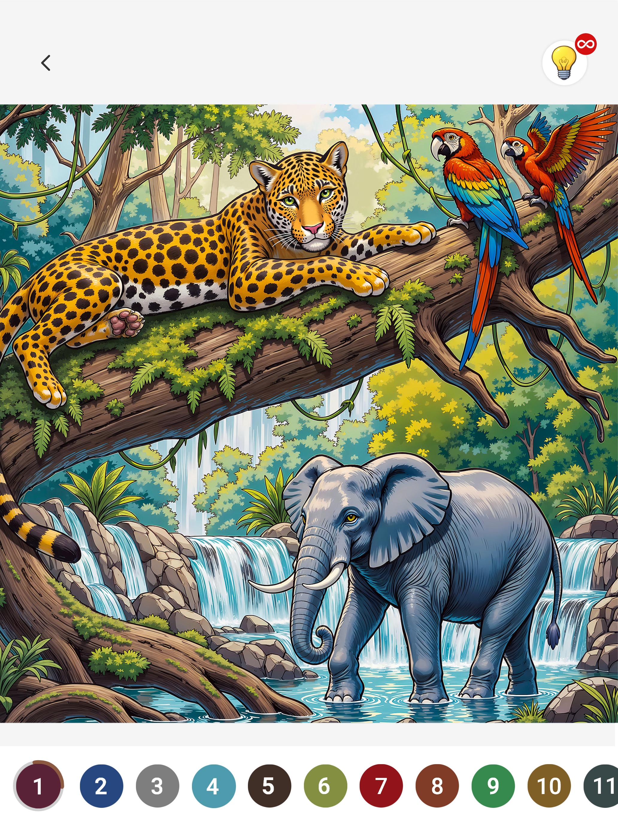 Wild Animal Color by Numbers screenshot 11