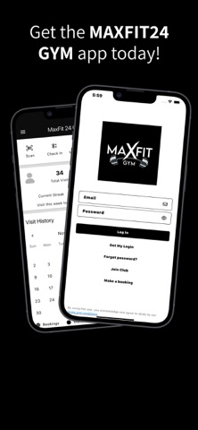 MaxFit 24 Gym iPhone screenshot