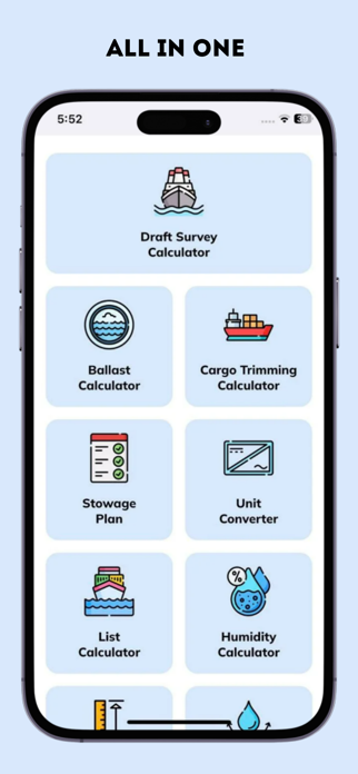 Bridge Calc: Draft & Ballast Screenshot 2 of 8