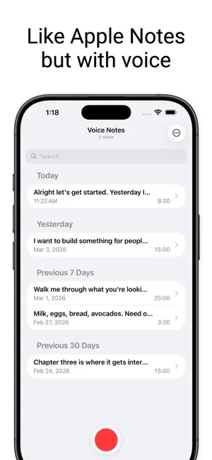 Voice Notes - Speech to Text screenshot 2