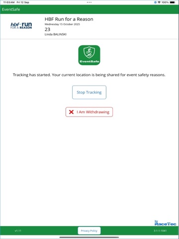 App screenshot