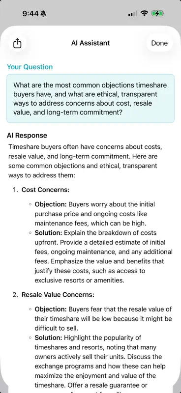 Timeshare Calculators with AI screenshot 6 of 10