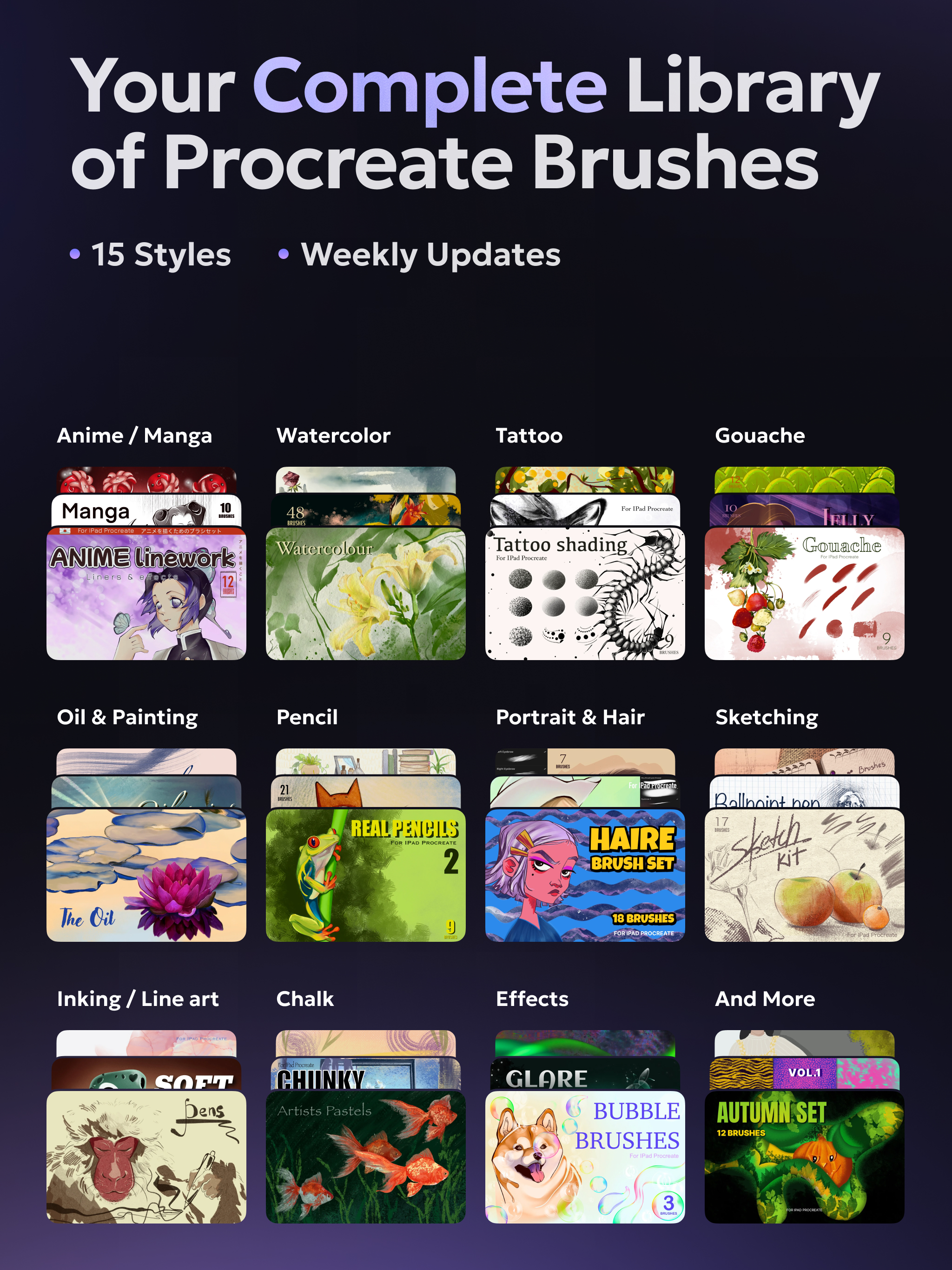 Procreate Brushes · BrushKit screenshot 8