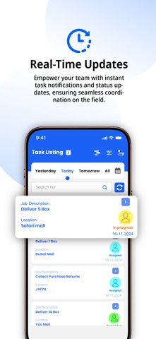 Locator Task Manager screenshot