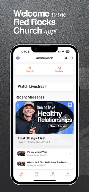Red Rocks Church App screenshot 1