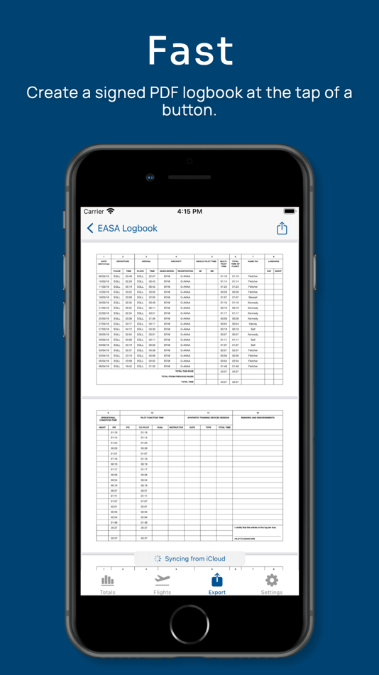 #4. Pilot Logbook (iOS) 게시자: JAMES PEACEFULL WAKELEY