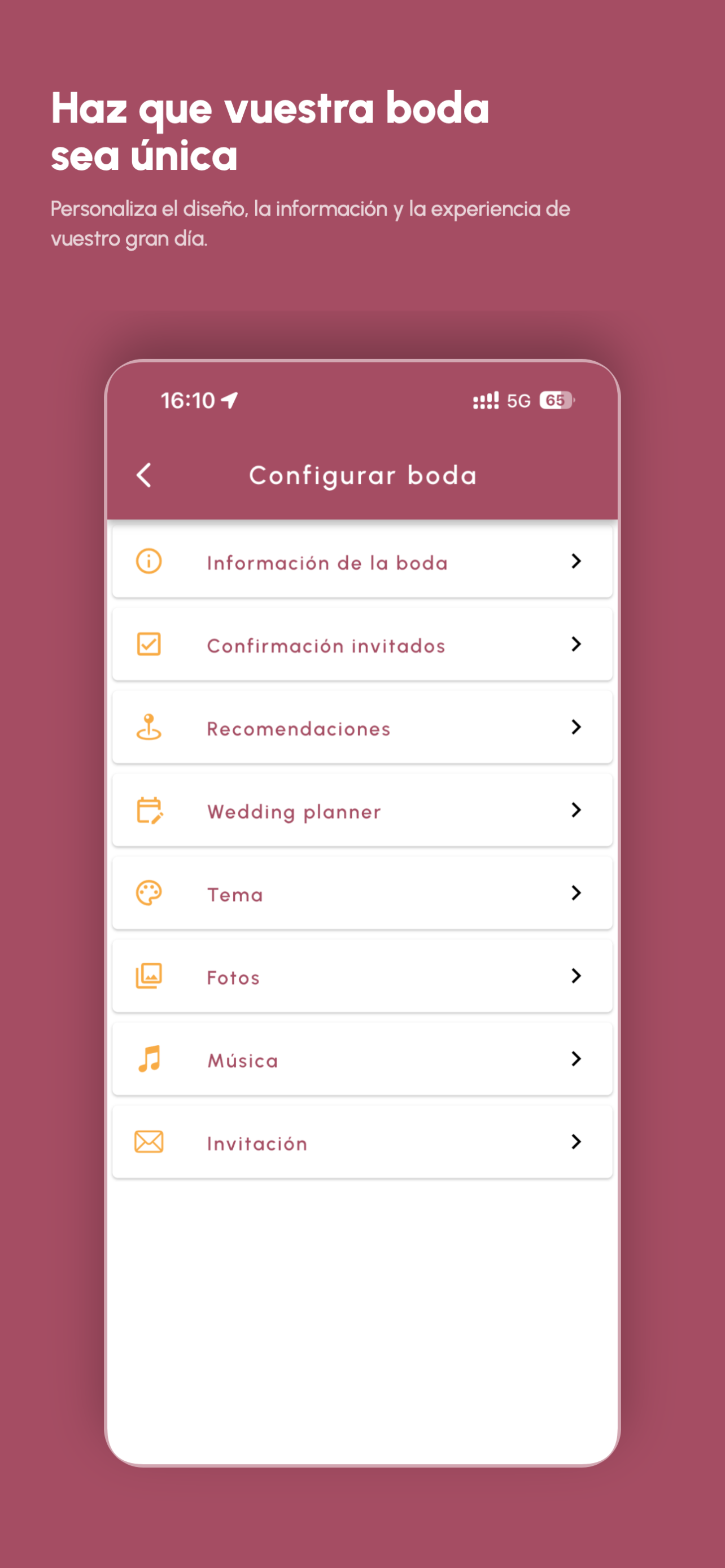 WataBoda: Invitados y Boda screenshot 9