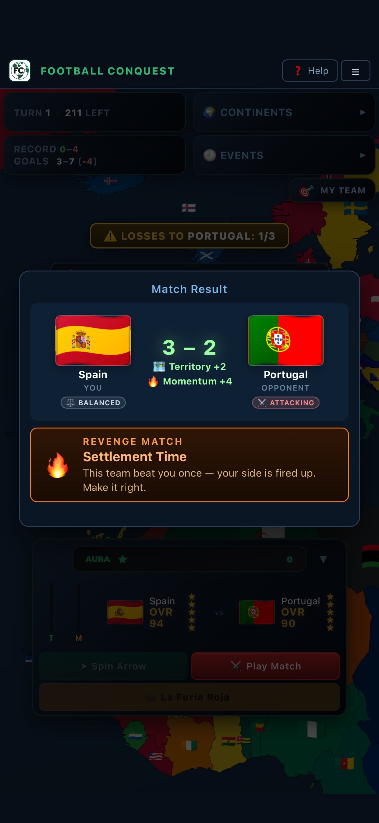 Screenshot 3 of Football Conquest