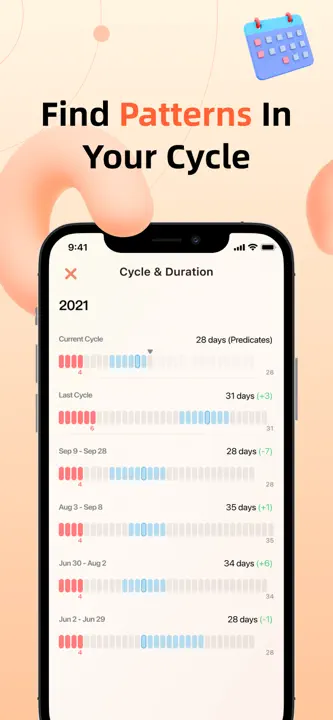 Period Tracker: Screenshot 2 von 6