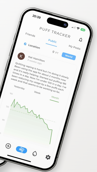 Puff Tracker Screenshot