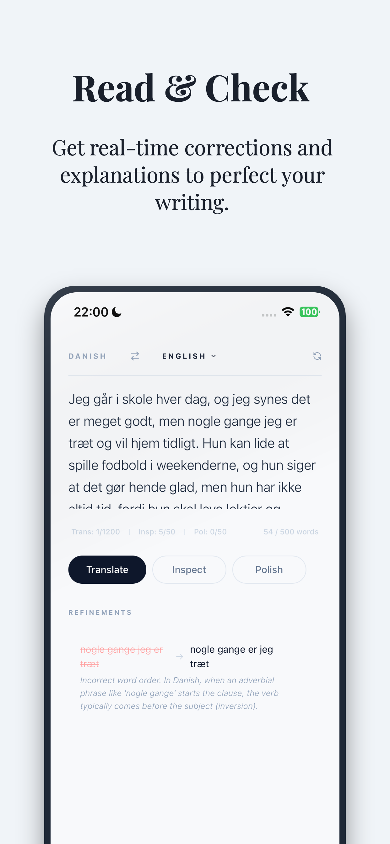 Klar - Danish Word Trainer screenshot 8