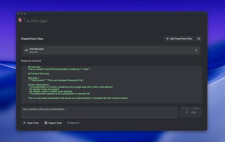 App screenshot