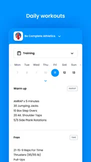 be complete athletics iphone screenshot 4