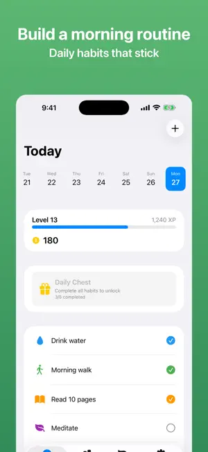 Habit Tracker Garden - Loopy screenshot 1