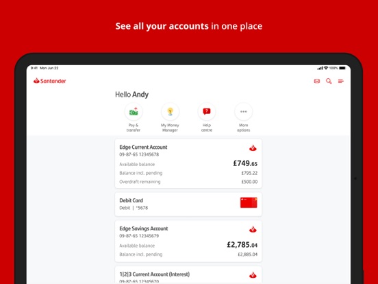 Screenshot #5 pour Santander Mobile Banking
