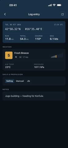 LogBook — Digital Yacht Log Screenshot 7 of 10