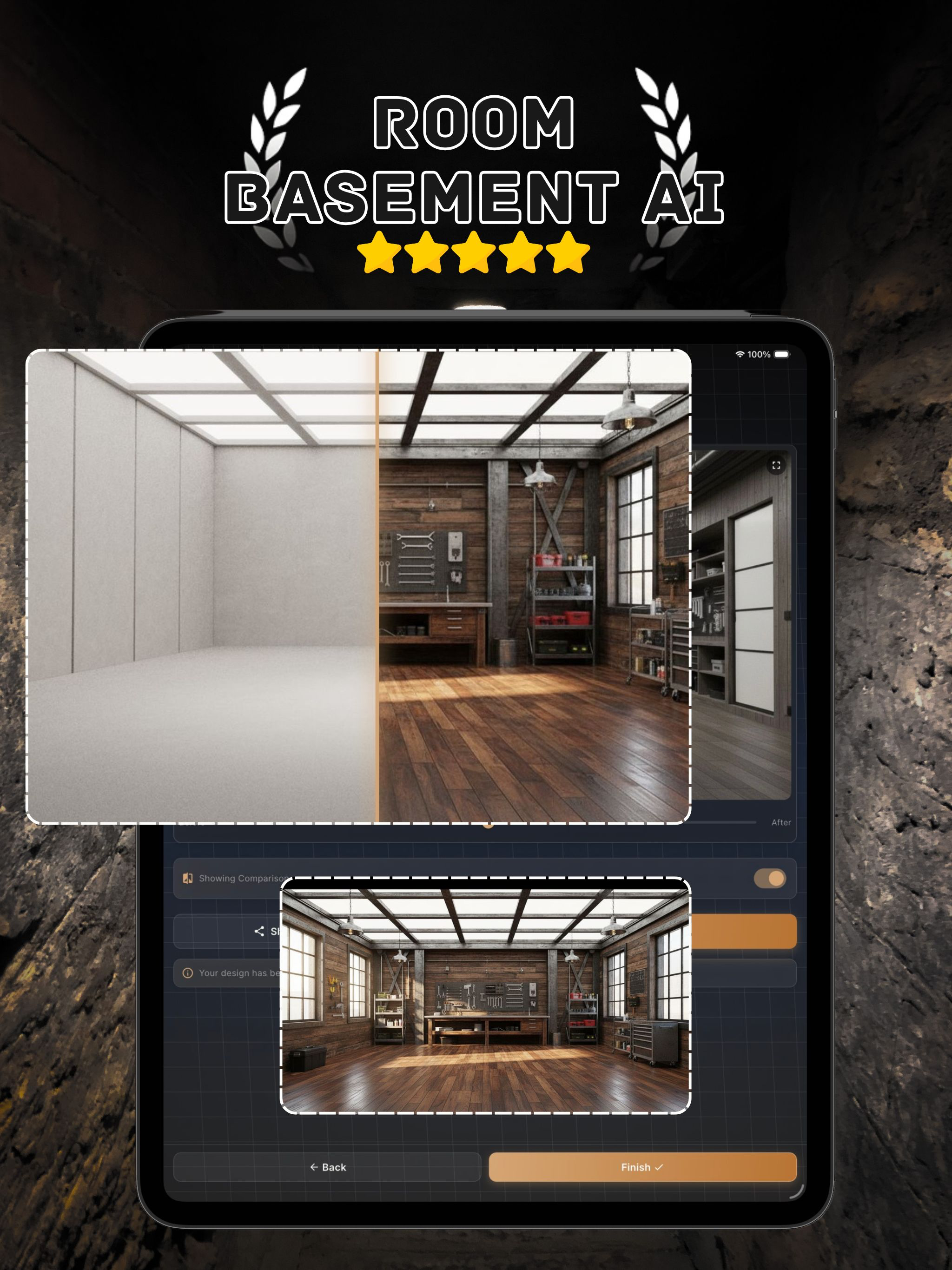 Basement Room AI Makeover