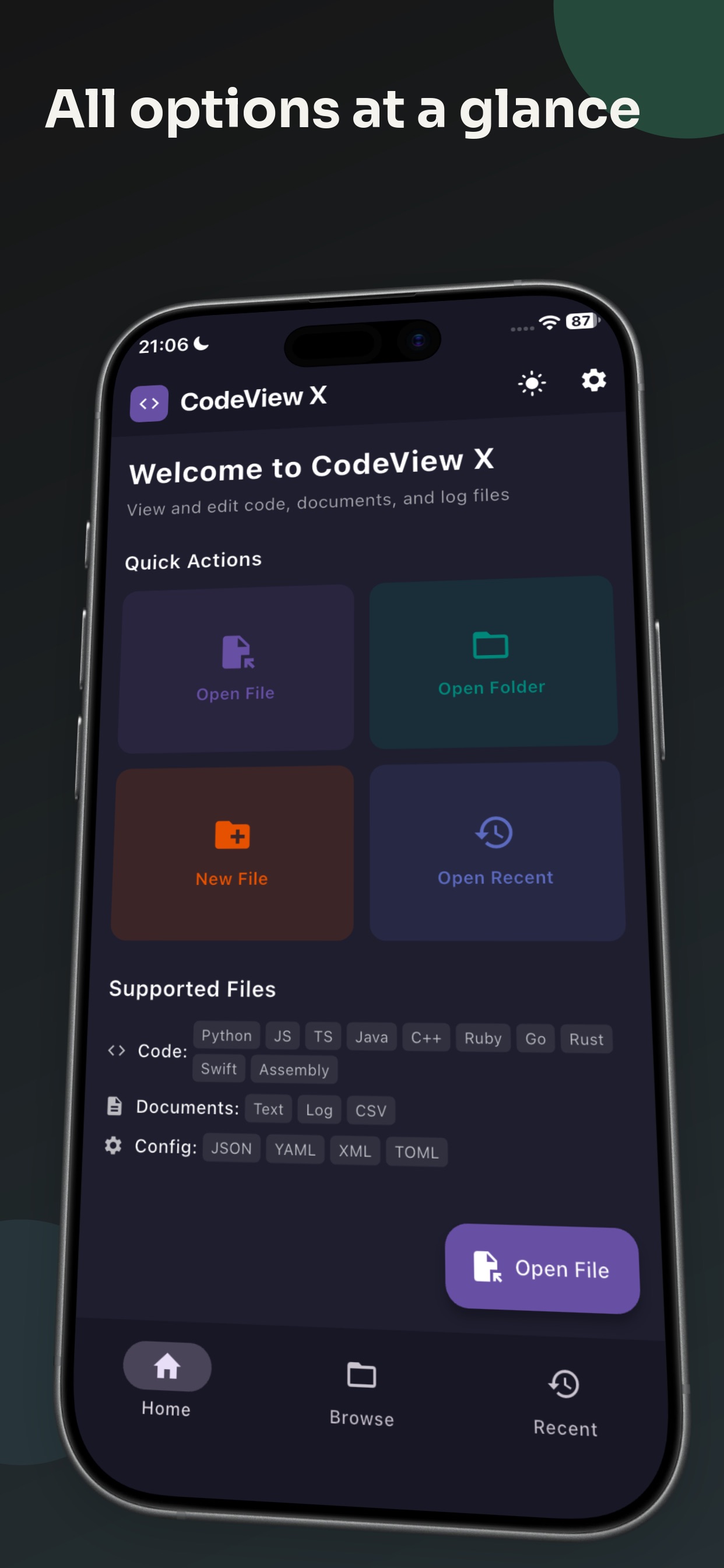 Screenshot 2 of CodeView X