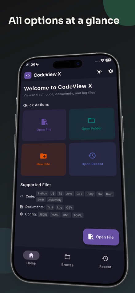 #2. CodeView X (iOS) By: Jan Parsa Fallah-Shirazi