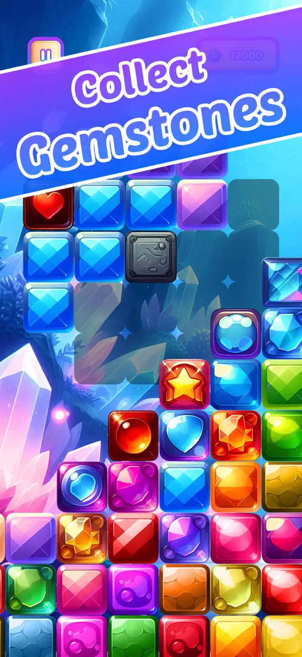 Screenshot #3 pour Gemstone - Block Puzzle