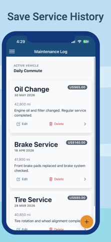 Carzo: Car Maintenance Log Screenshot 2 of 8