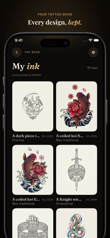 Ouro: AI Tattoo Creator Screenshot 5 of 5