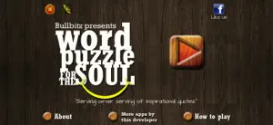 WORD PUZZLE for the SOUL screenshot #1 for iPhone