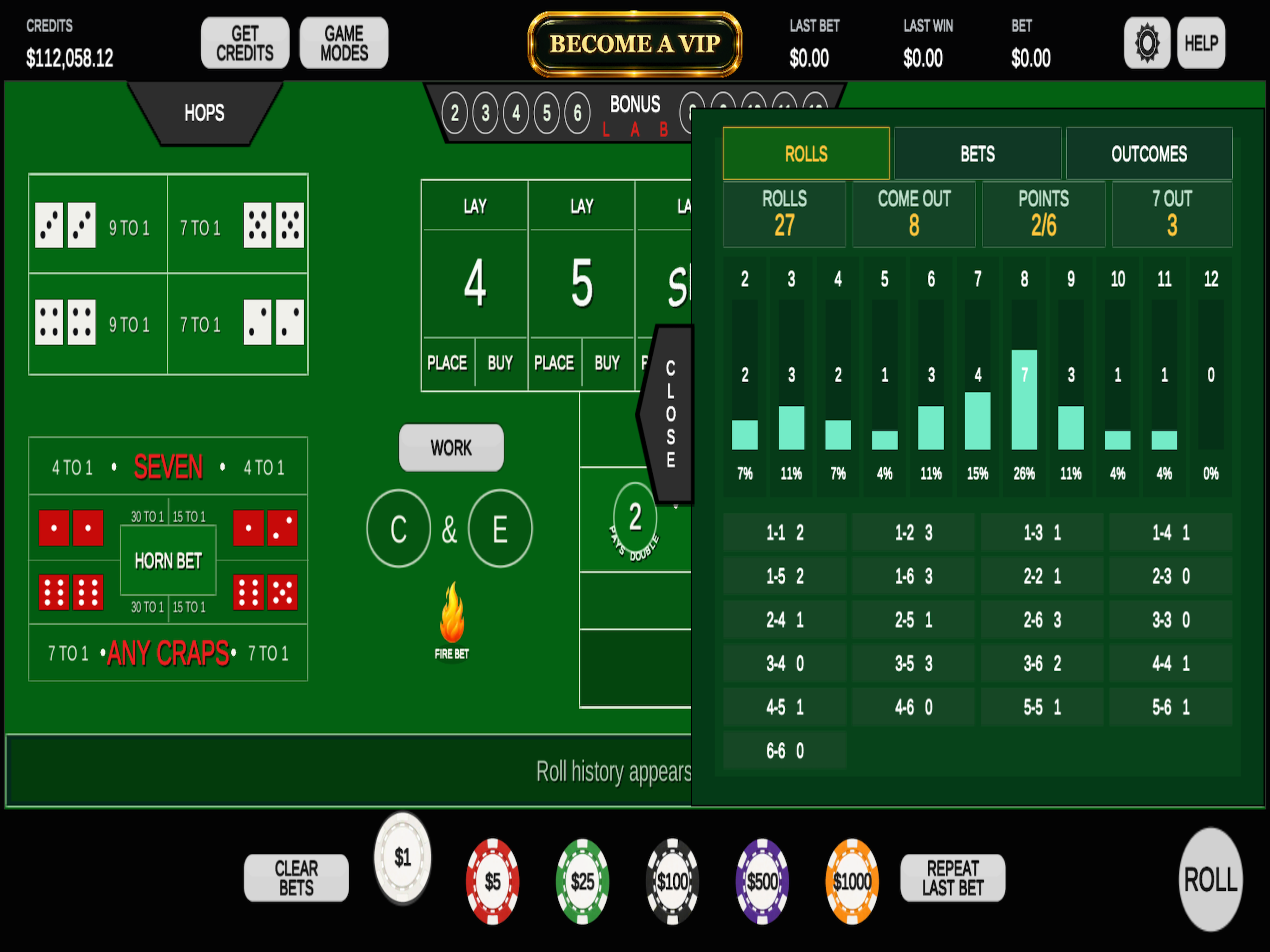 Dice Dome Craps screenshot 12